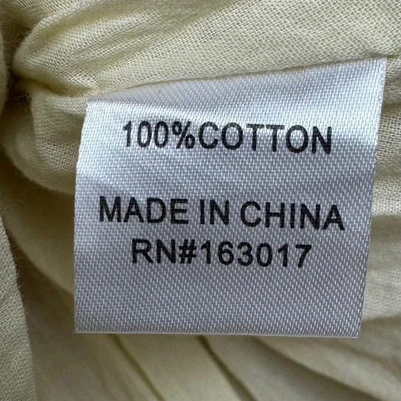 Princess Polly Mini Dress Womens 4 Cream Smocked Tiered Puff Sleeve Cottagecore - Picture 4 of 8